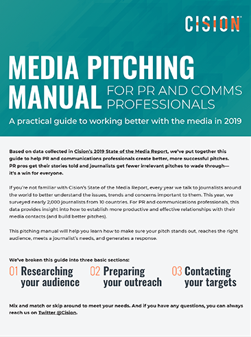 Media Pitching Manual for PR and Comms Professionals