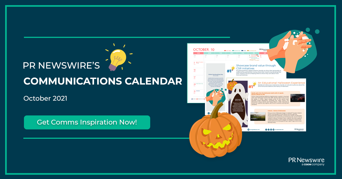 PR Newswire’s October 2021 Communications Calendar