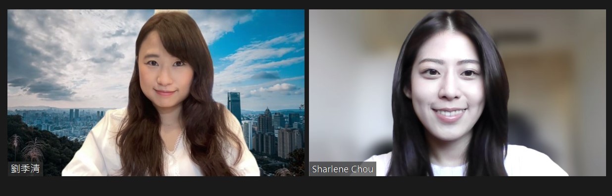 PR Newswire’s Sharlene Chou (right) chats with Vivian Liu (left) Commercial Times Technology Journalist on the Behind The Byline Podcast.